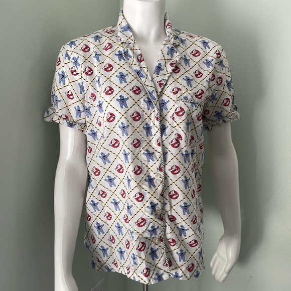 Roller Rabbit Limited Edition Ghostbuster Pajamas Top size small - Picture 1 of 7